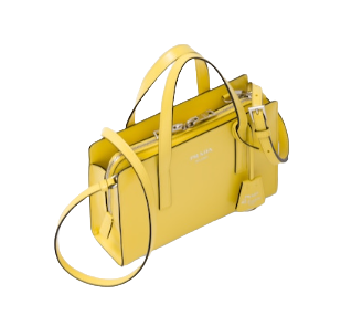 Prada Re Edition Brushed Handbag Leather Mini Travel Bag