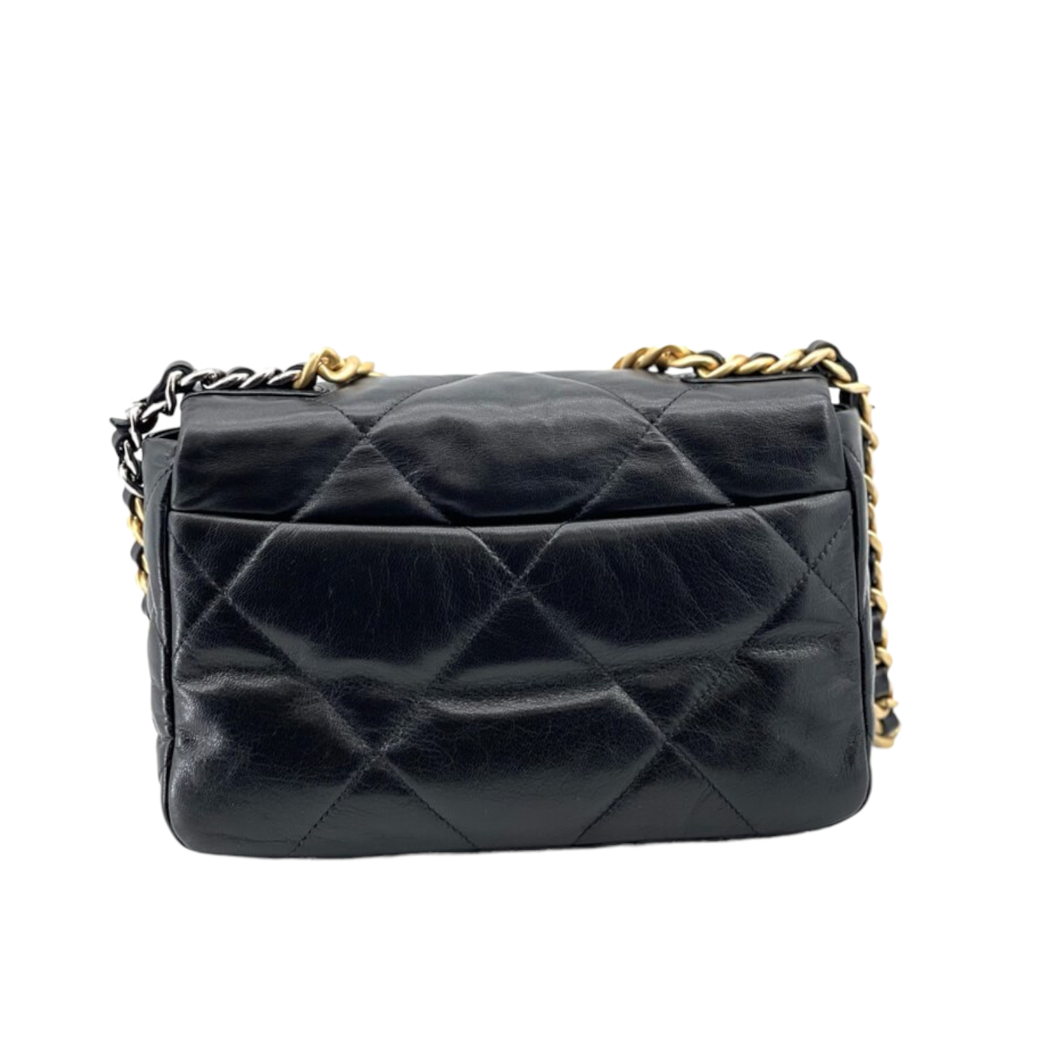 Chanel Small 19 MHW Handbag Leather Quilted Crossbody Bag