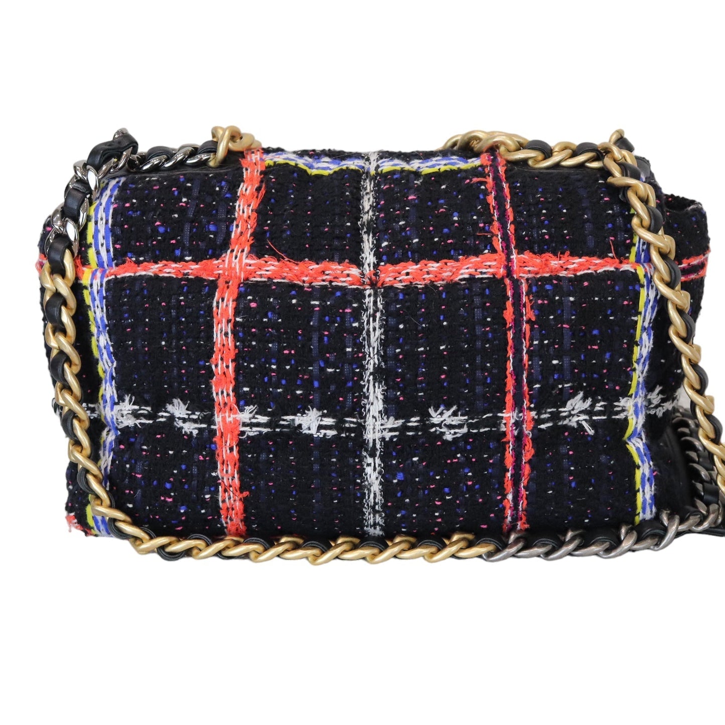 Chanel 19 Tweed MHW Handbag Leather Small Crossbody Bag