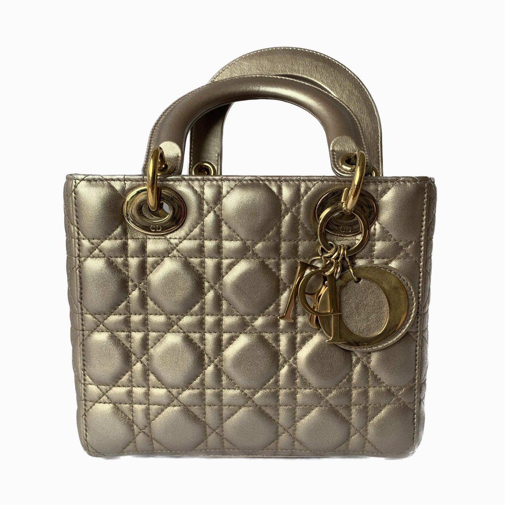 Dior Lady Abc Cannage Lambskin Handbag Small Travel Bag
