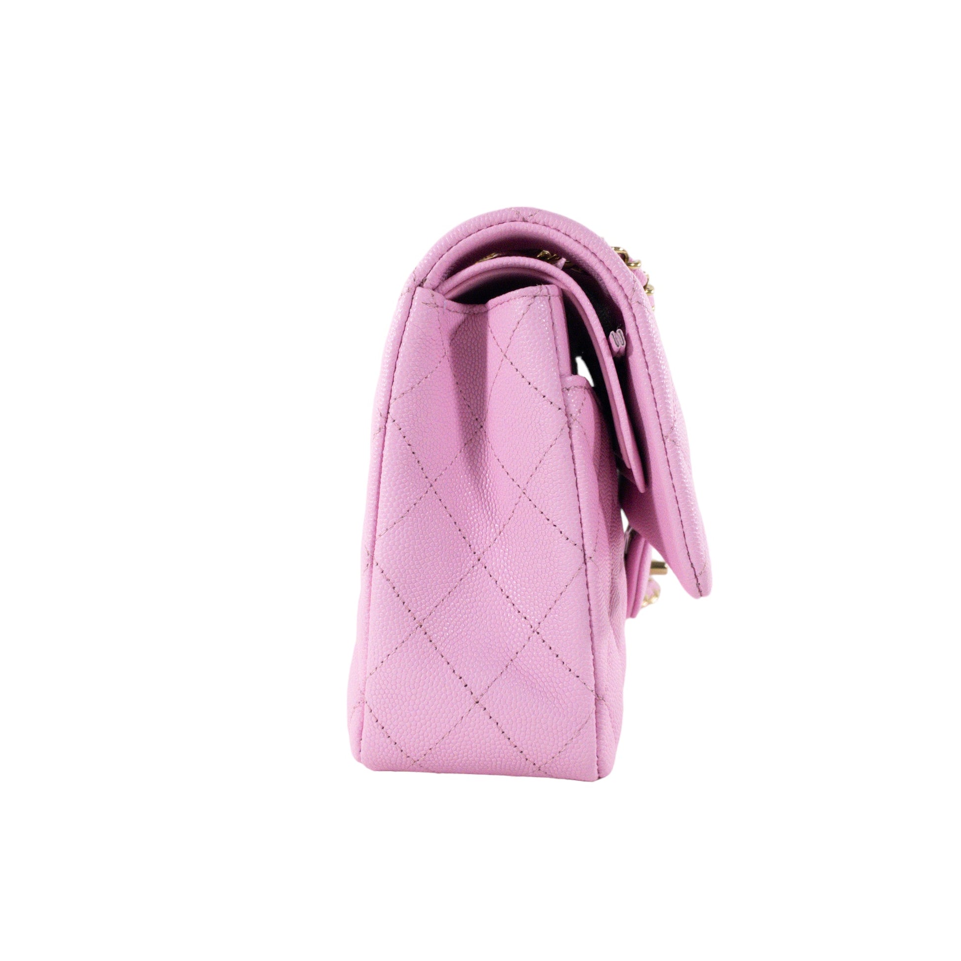 Chanel Pink Caviar Medium Flap GHW