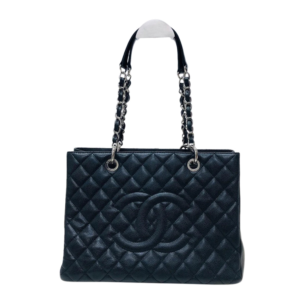 Chanel Caviar GST in with SHW Handbag Leather Black Shoulder Bag