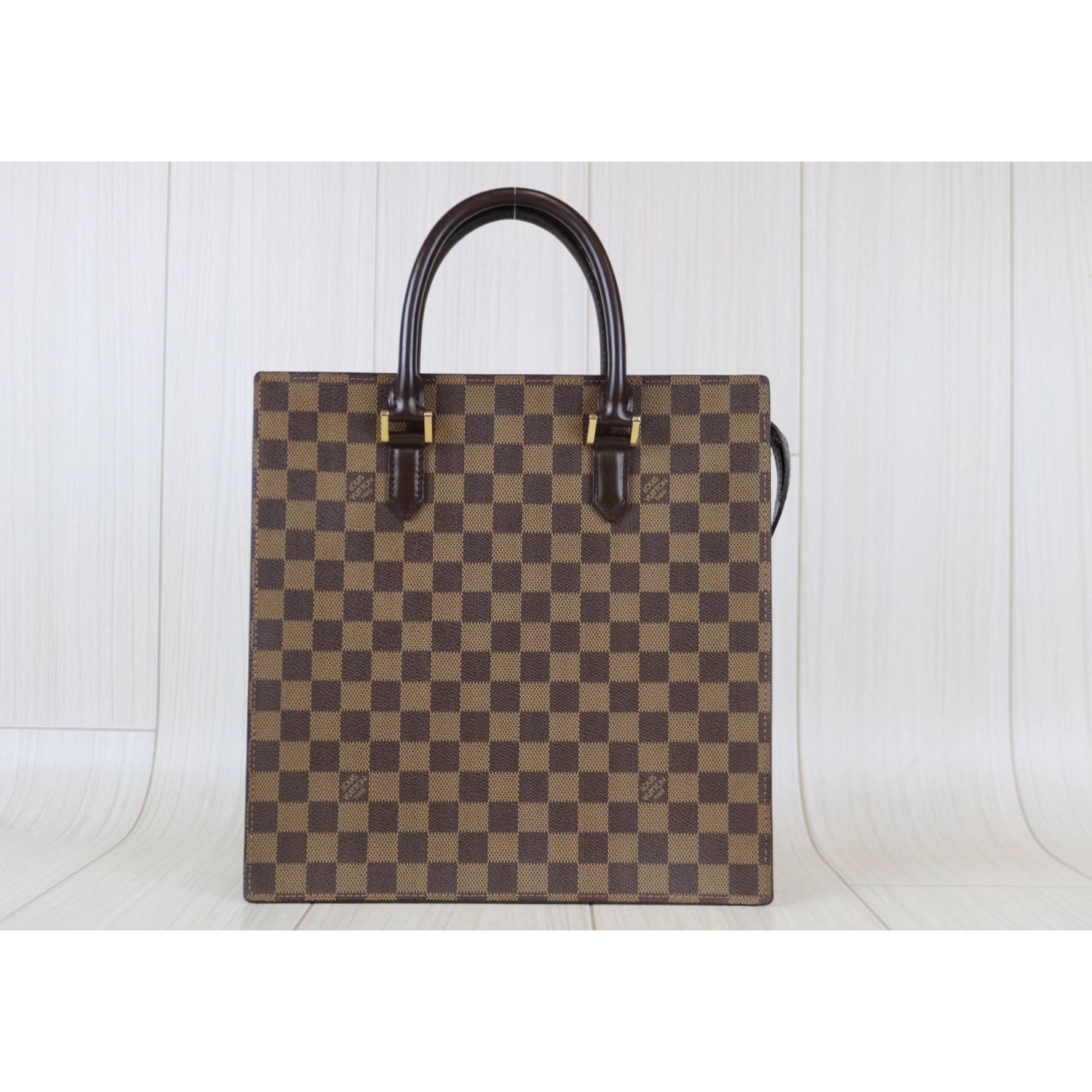 Rank A ? Louis Vuitton Damier  Sack Plattote Bag   ?062002