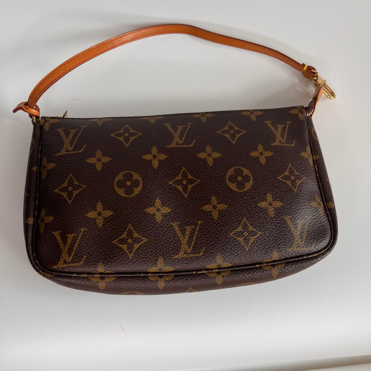 Louis Vuitton pochette accessoires classic Brown Clutch Bag