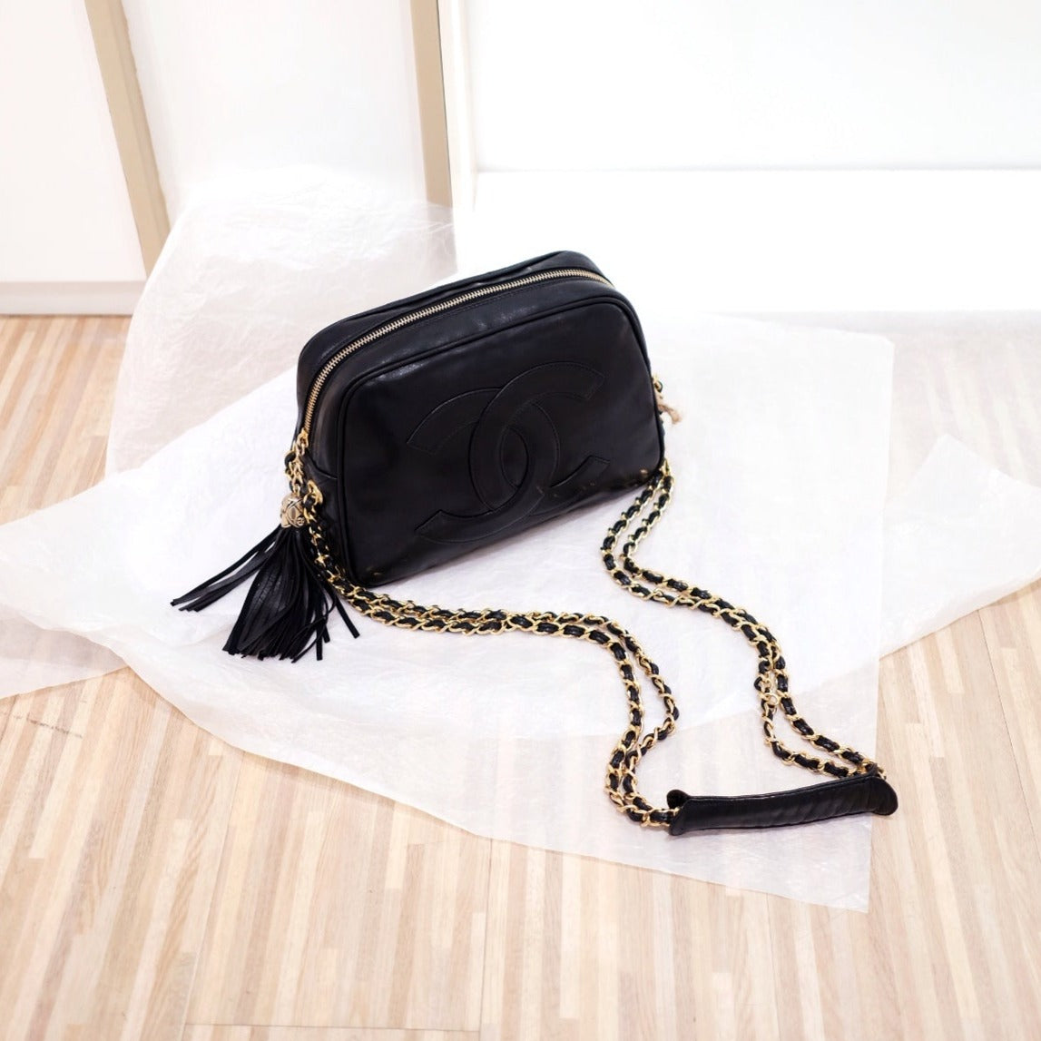 Chanel   camera chain bag