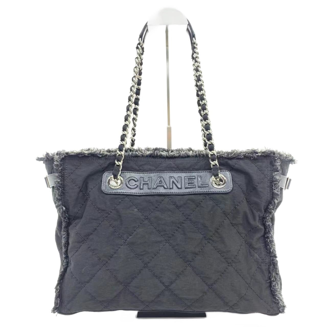 Chanel CC Shopping Blue Tote Bag