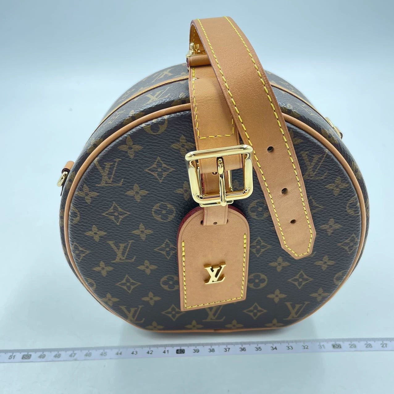 Louis Vuitton Petite Boîte Chapeau Stiff Leather Crossbody Bag