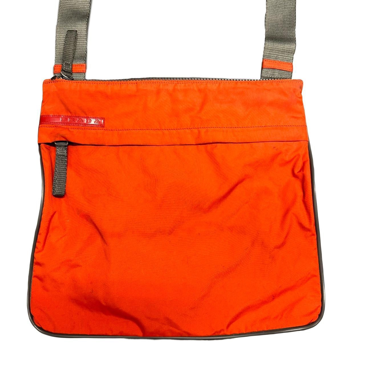 Prada Handbag Sport Side Bag In Orange