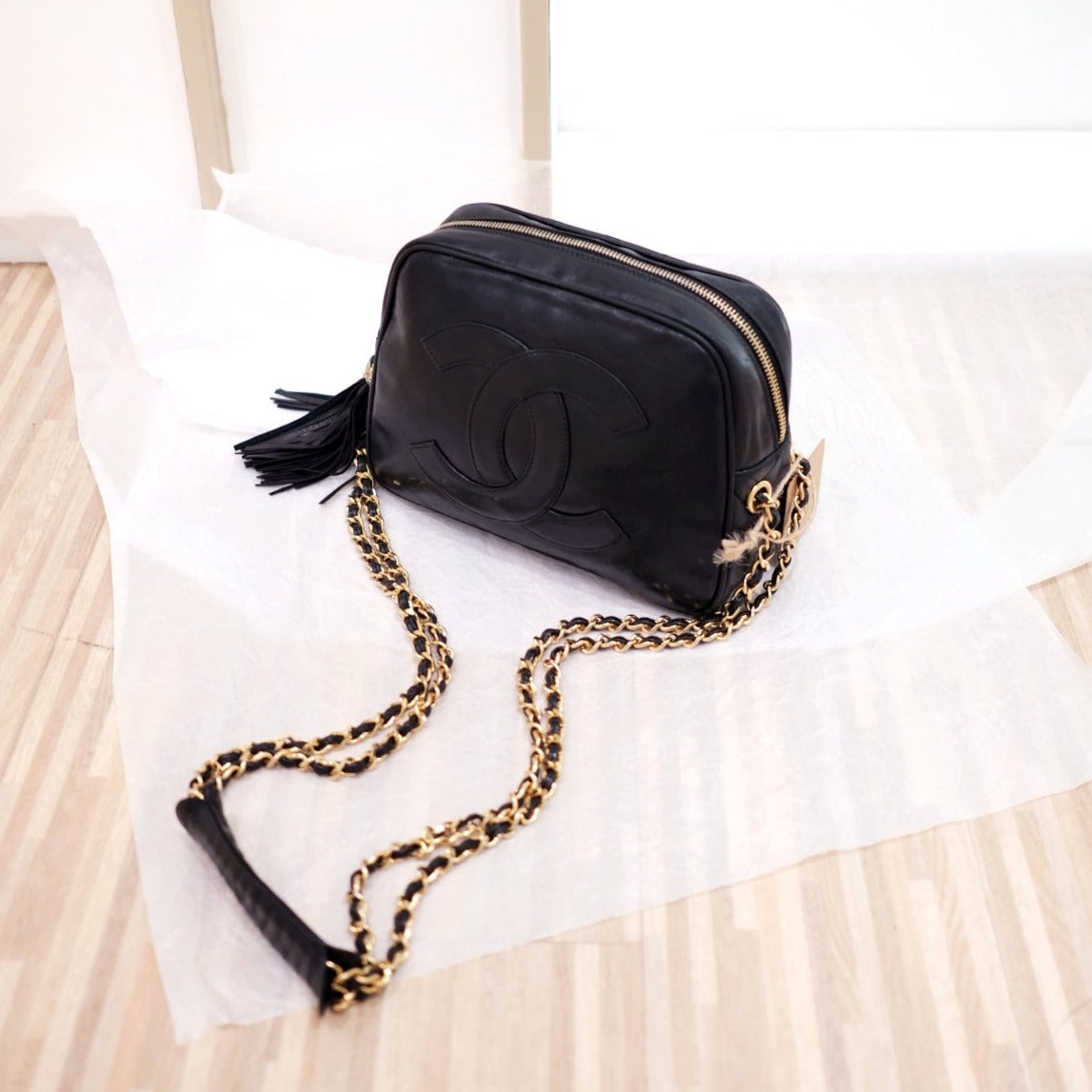 Chanel   camera chain bag