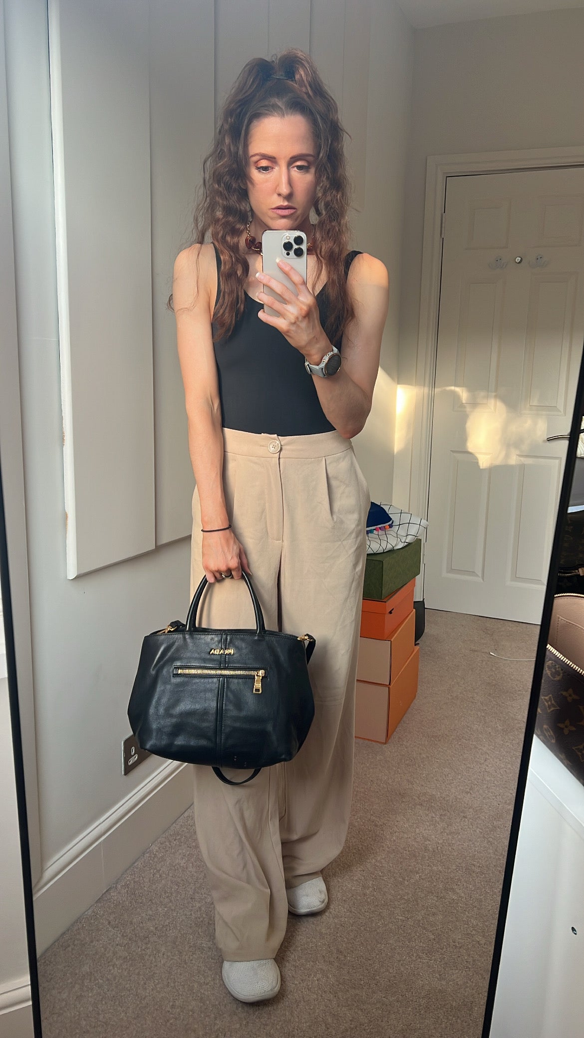 Prada Prada Black Shoulder Bag