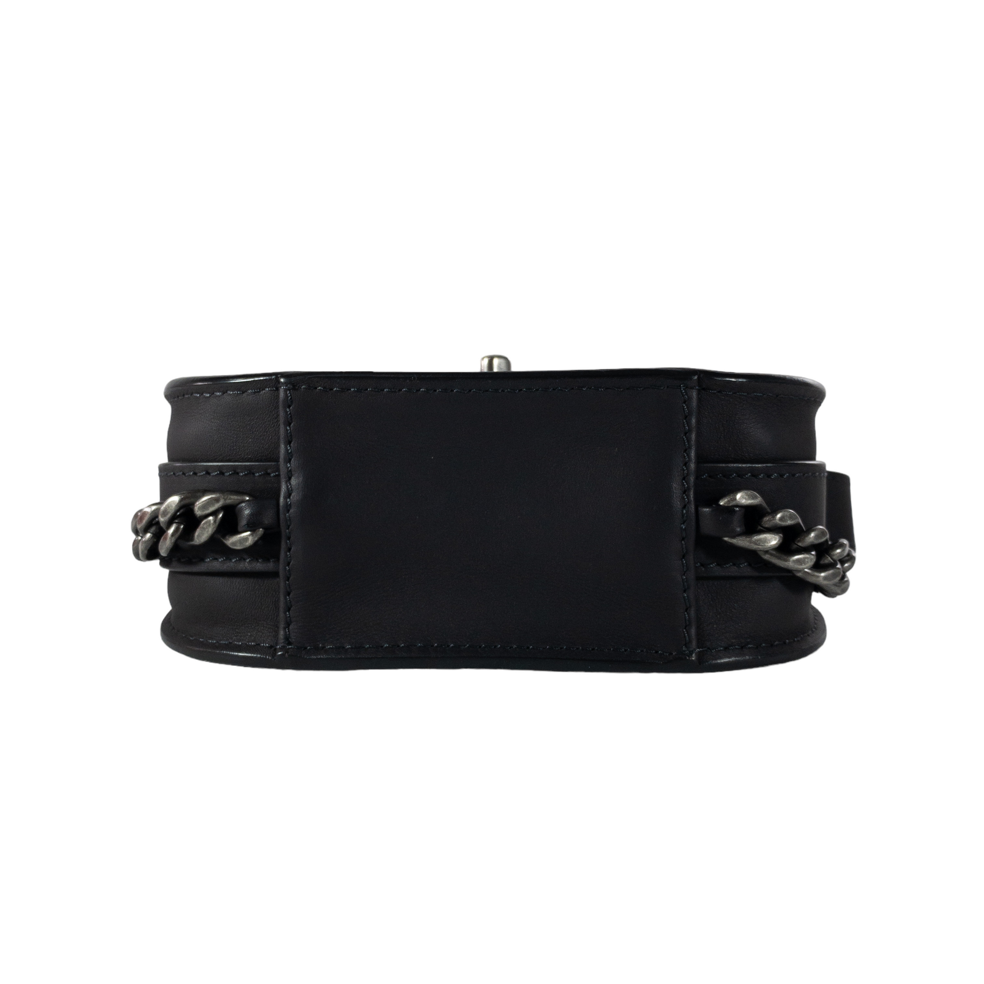 Chanel Charcoal Gray Paris-Salzburg Mini Flap Bag
