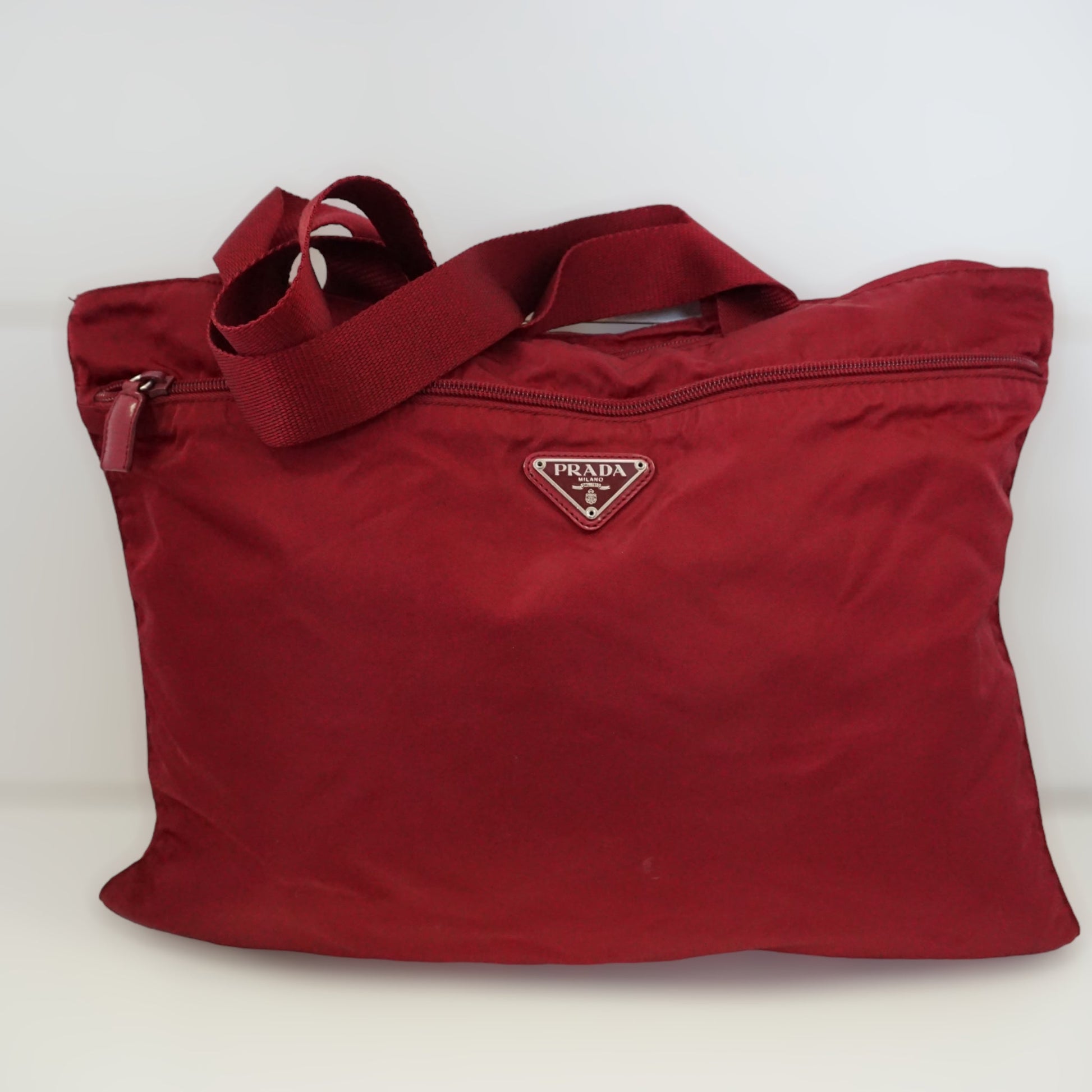 Prada Rød Totebag Luxury Handbag Tote Bag
