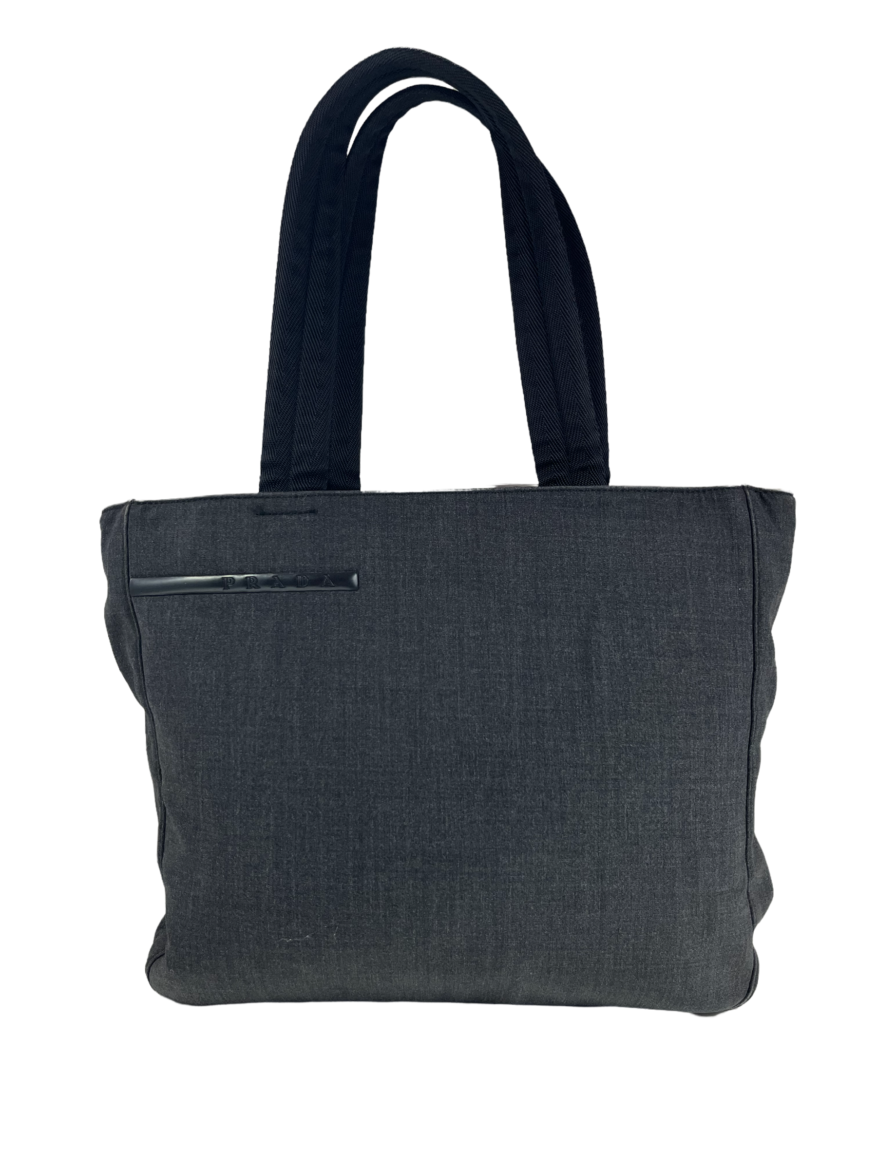 Prada Grå Luxury Handbag Shoulder Bag