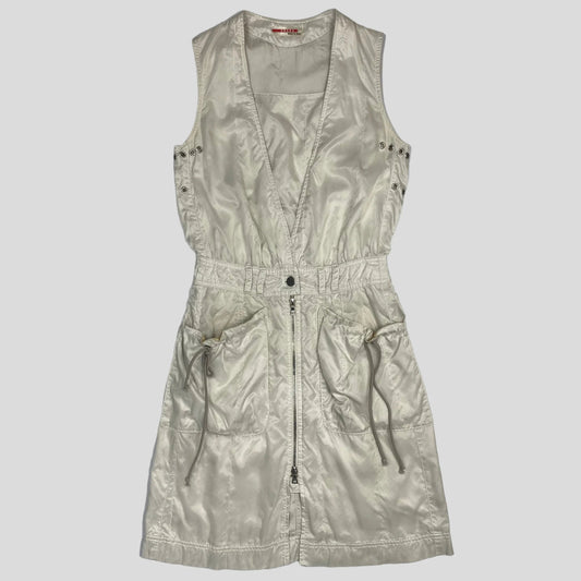 Prada Handbag Sport 00’s Shimmer Cargo Dress - UK6 Nylon