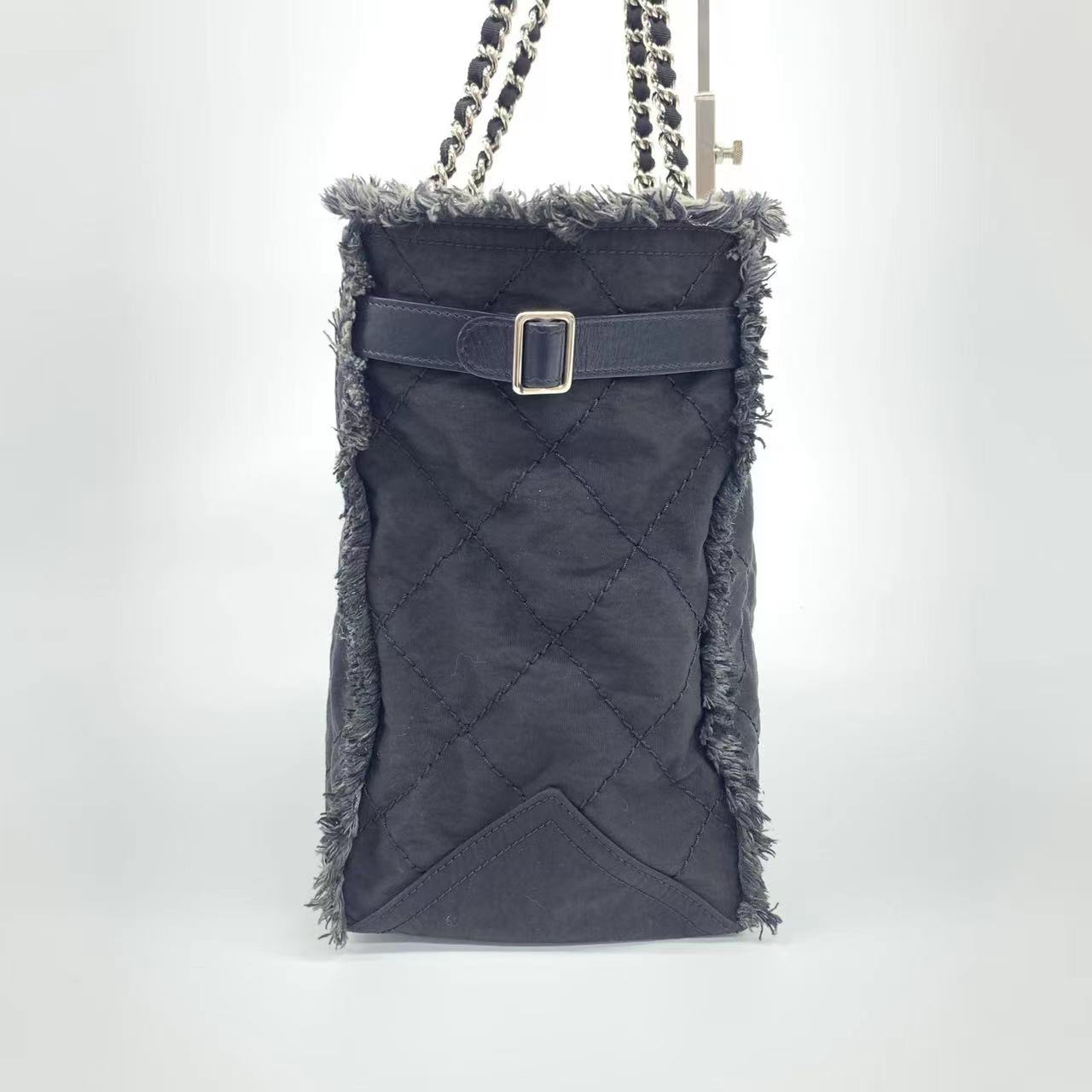 Chanel CC Shopping Blue Tote Bag