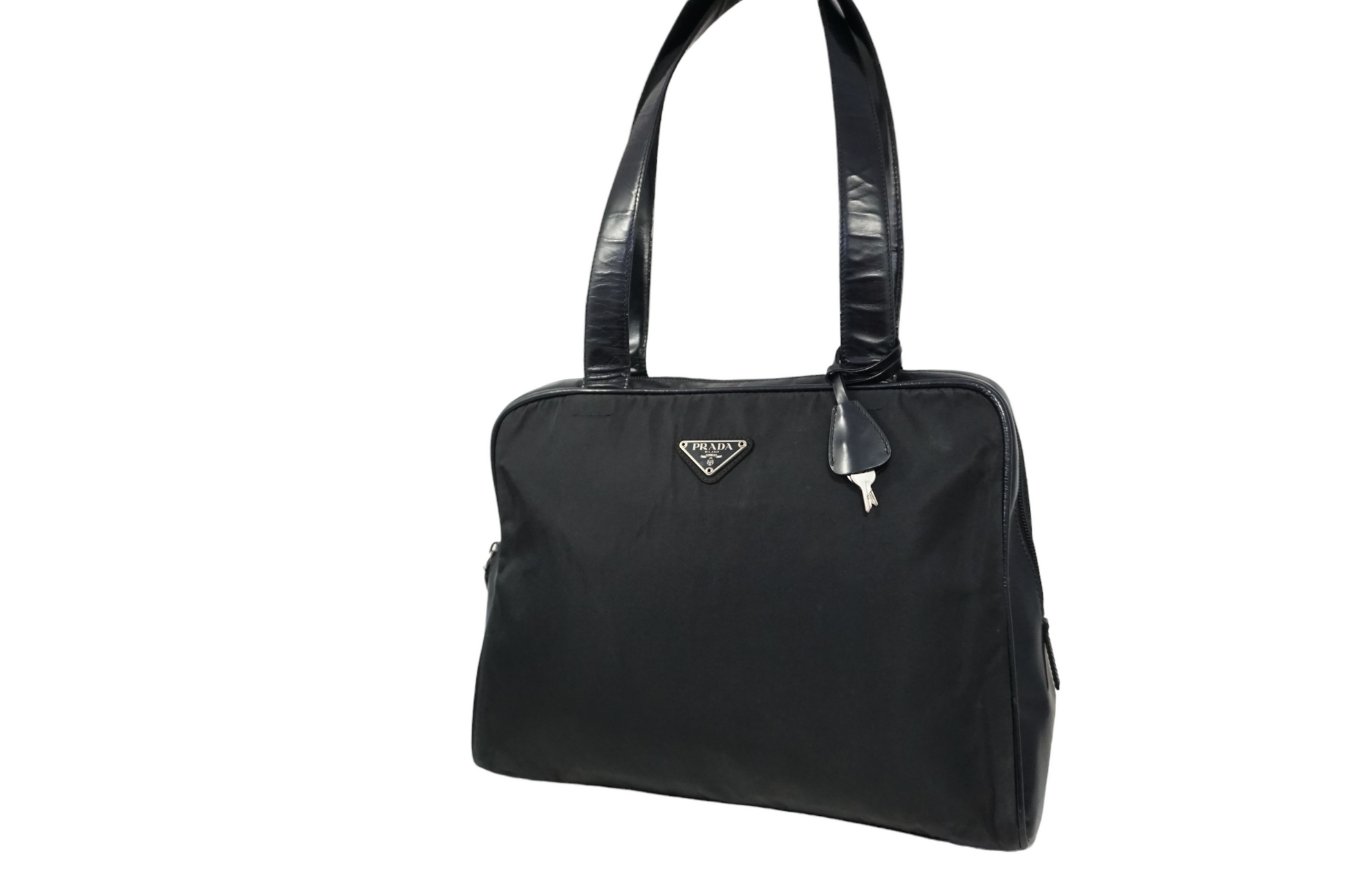 Prada Sort Luxury Handbag Travel Bag Prada Leather Bag