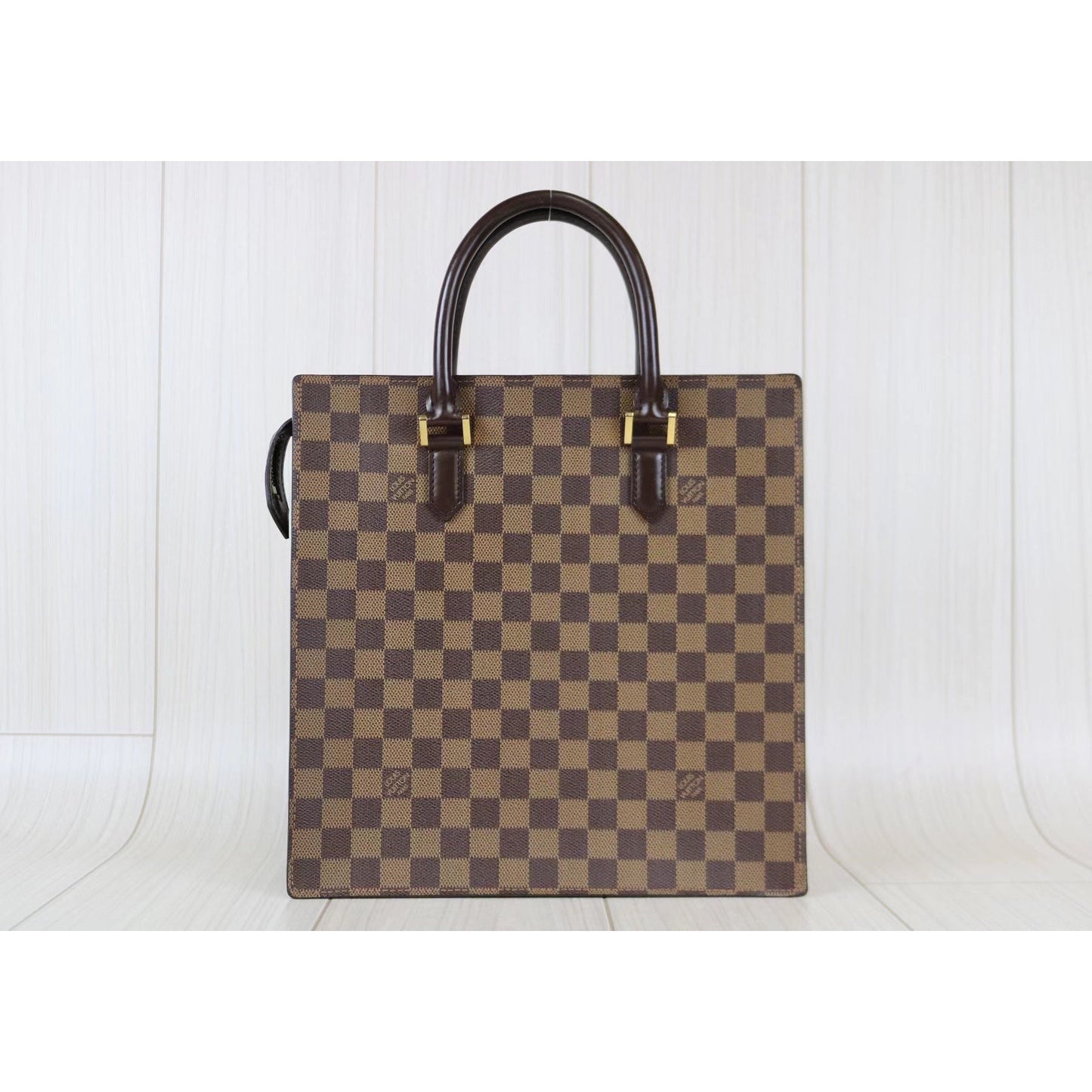 Rank A ? Louis Vuitton Damier  Sack Plattote Bag   ?062002