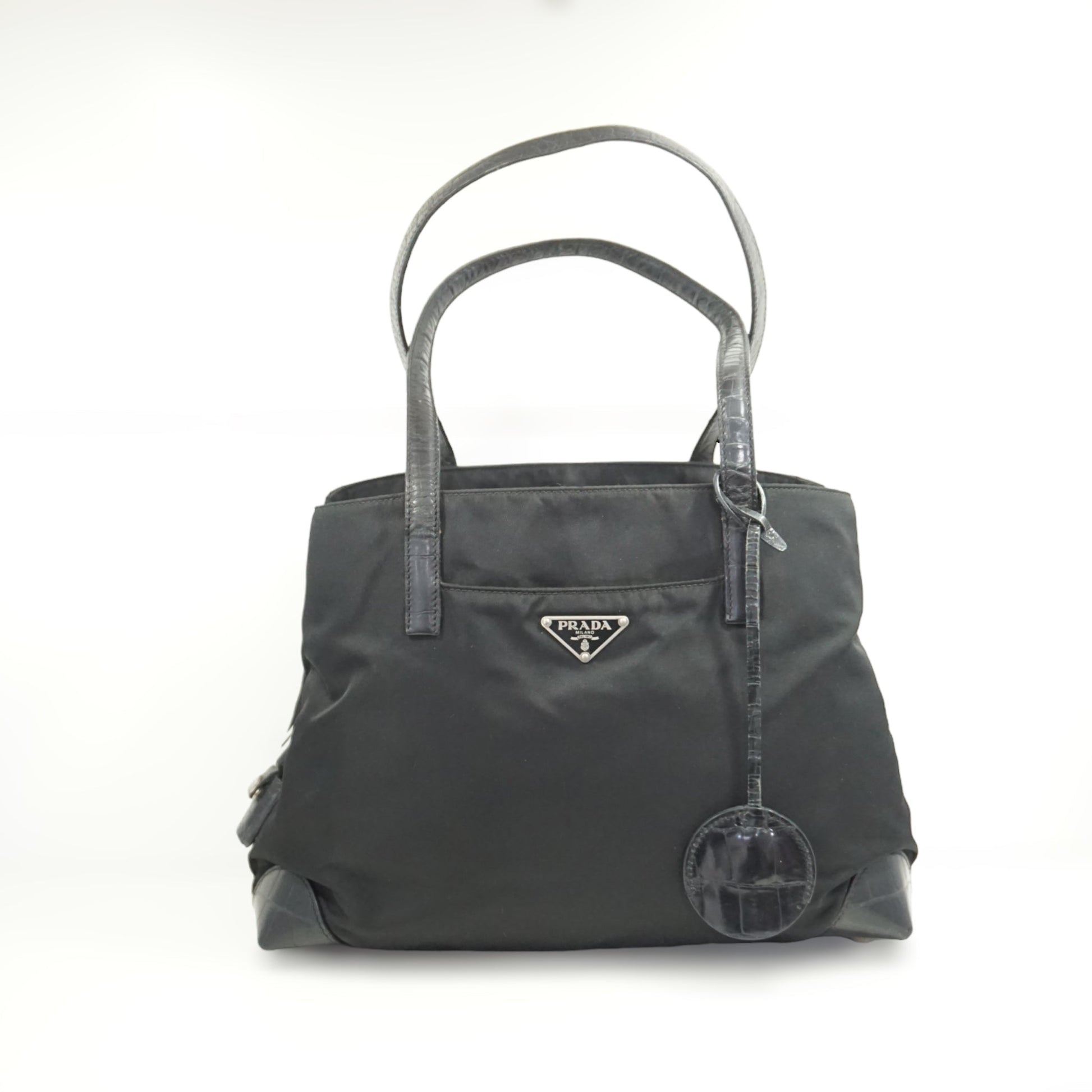 Prada Sort Luxury Handbag Travel Bag Prada Sort Skuldertaske