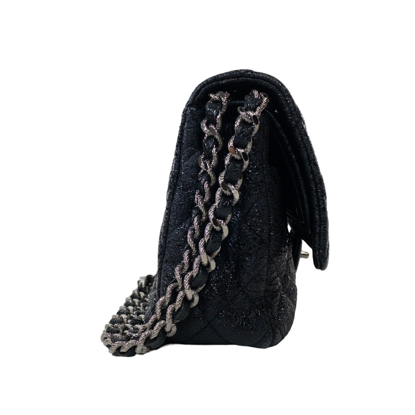 Chanel Black Limited Edition Medium Classic Flap SHW