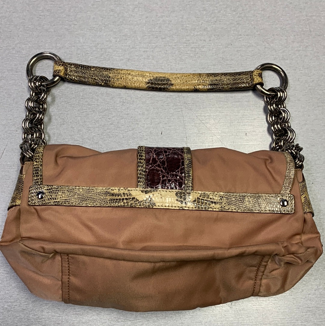 Prada Patch Shoulder Bag Python