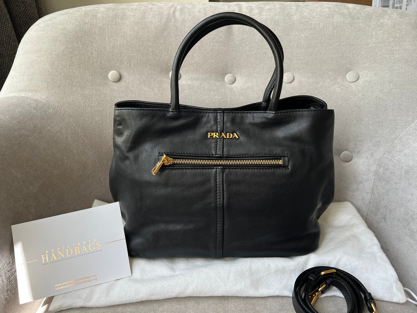 Prada Prada Black Shoulder Bag