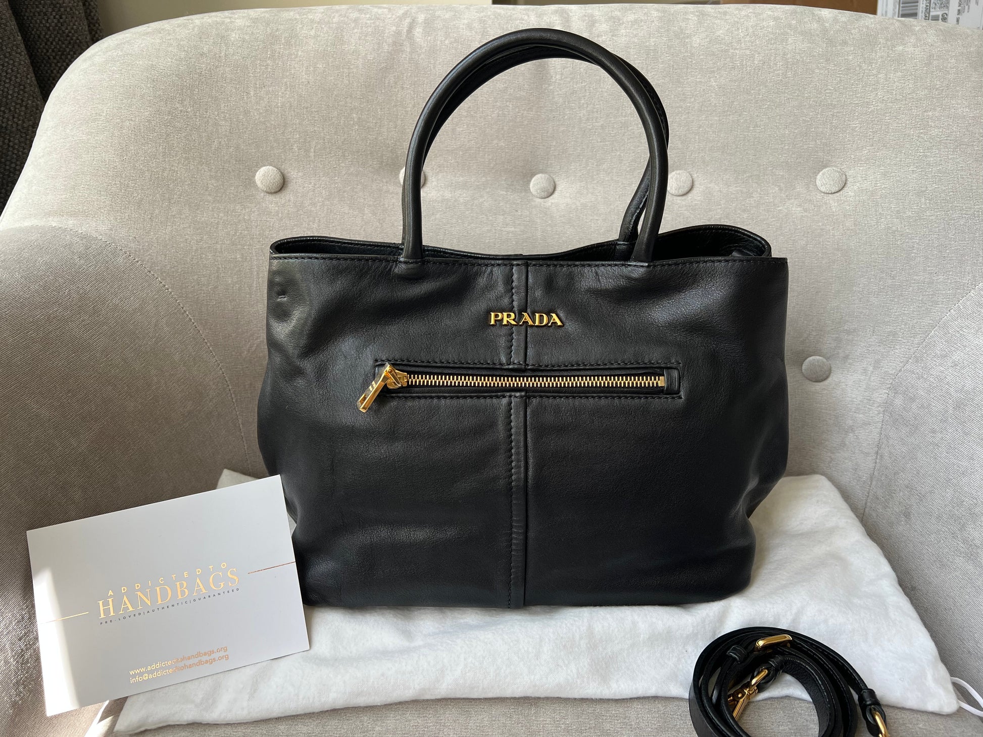 Prada Prada Black Shoulder Bag