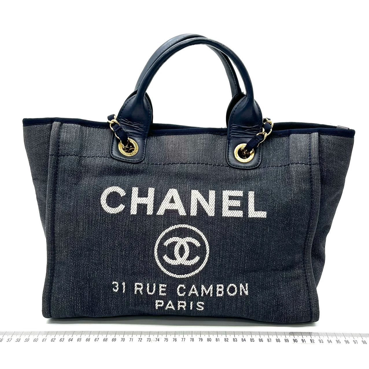 Chanel Deauville White Tote Bag