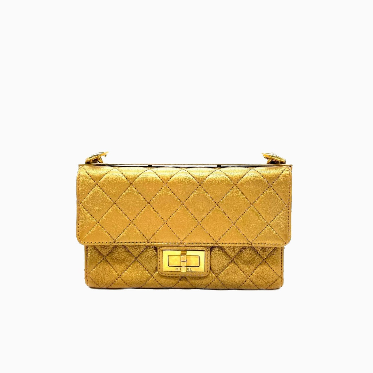 Chanel Rita Flap Trendy CC Gold Small Handbag