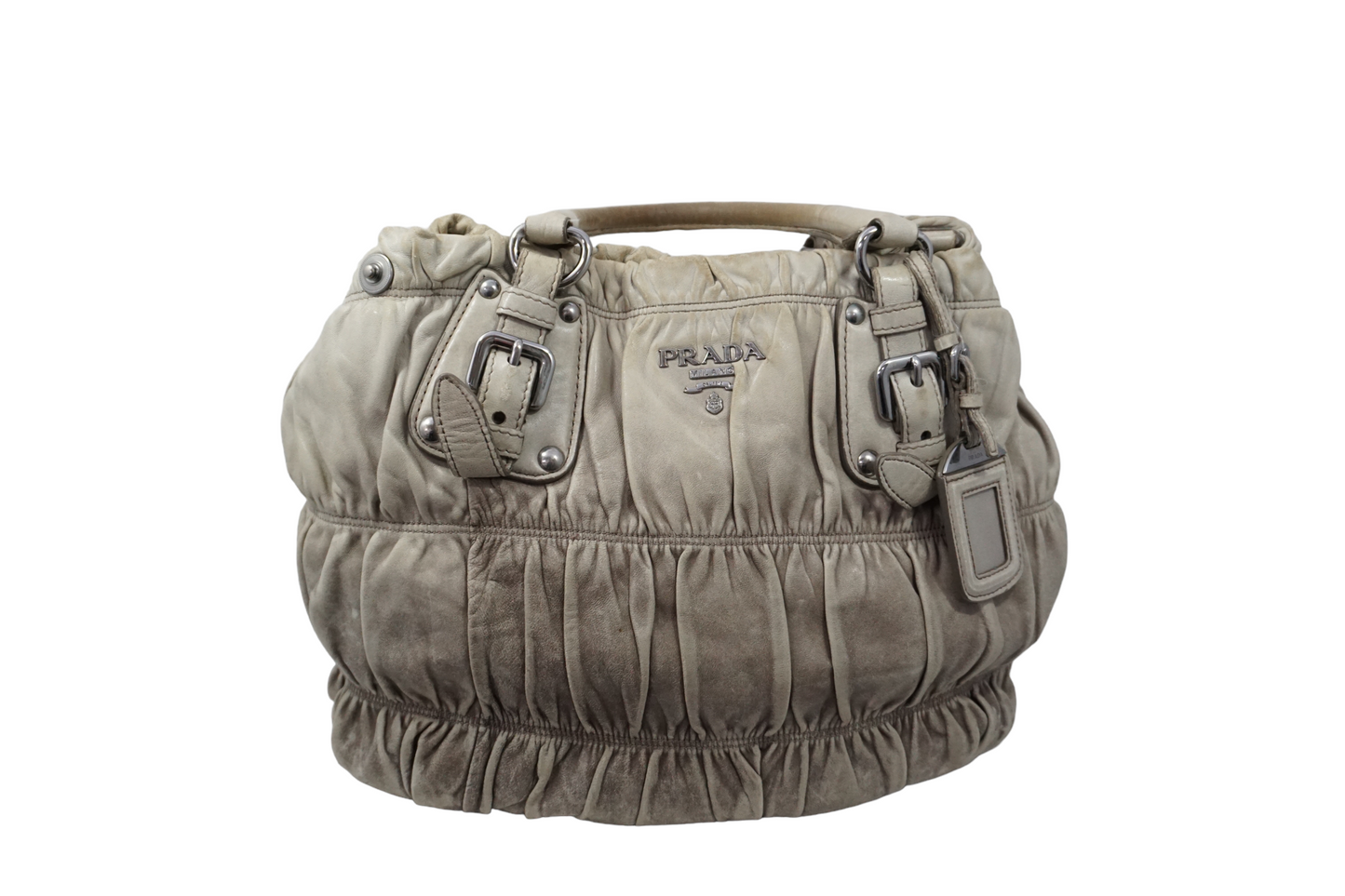 Prada Læder Håndtaske Luxury Handbag Travel Bag