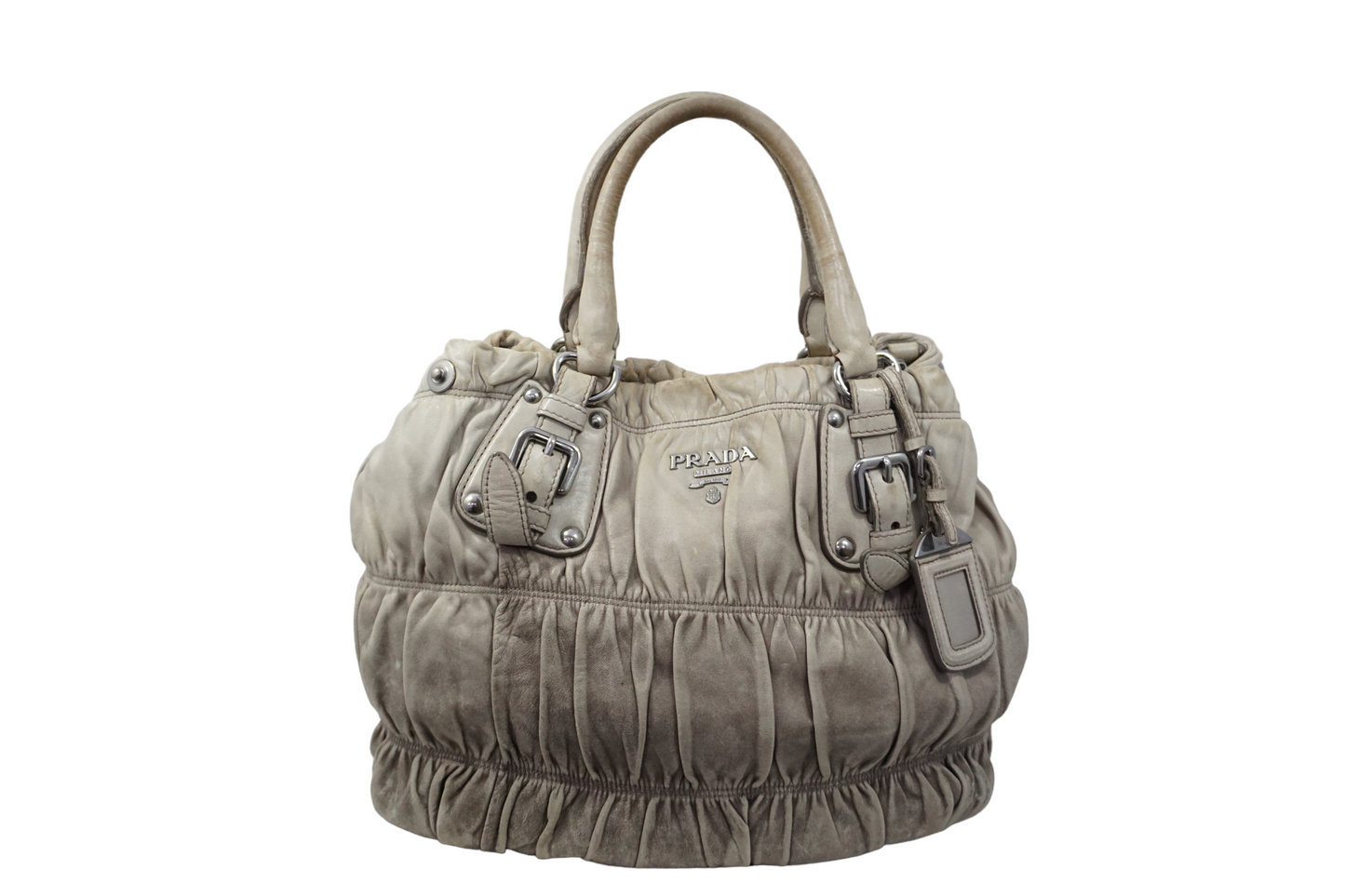 Prada Læder Håndtaske Luxury Handbag Travel Bag