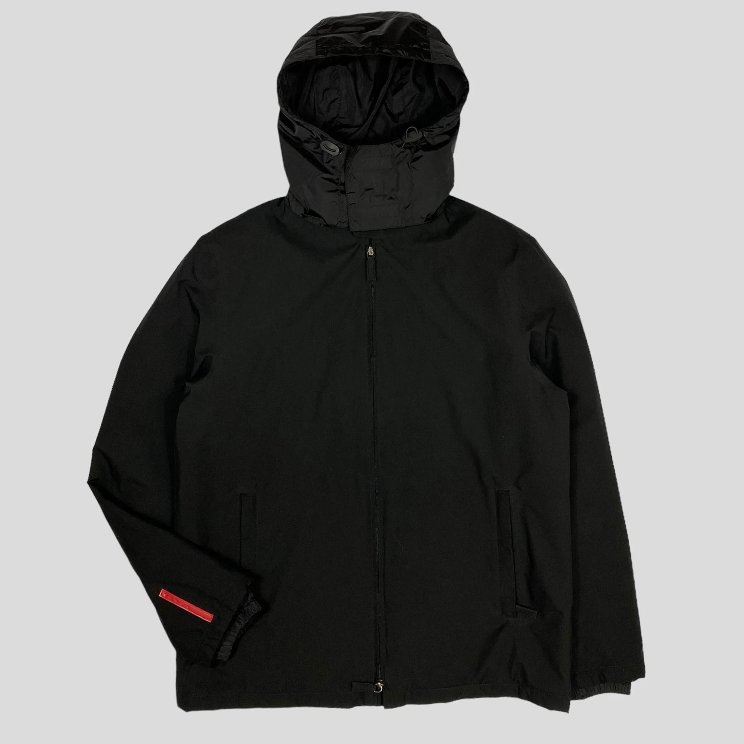 Prada Handbag Sport Insulated Goretex Jacket with Pocket Hood Nylon