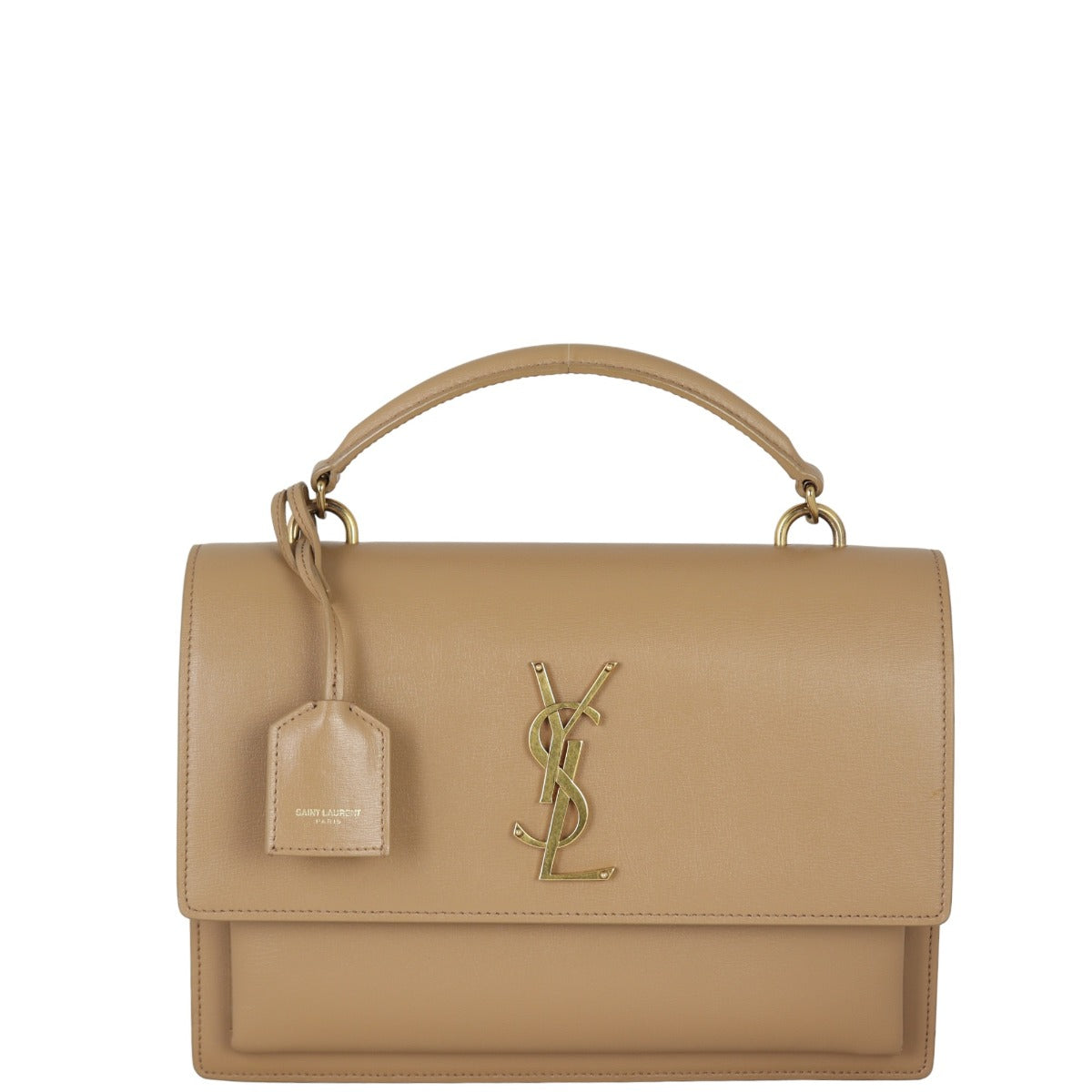 YSL Saint Laurent Sunset Satchel Medium Crossbody Bag