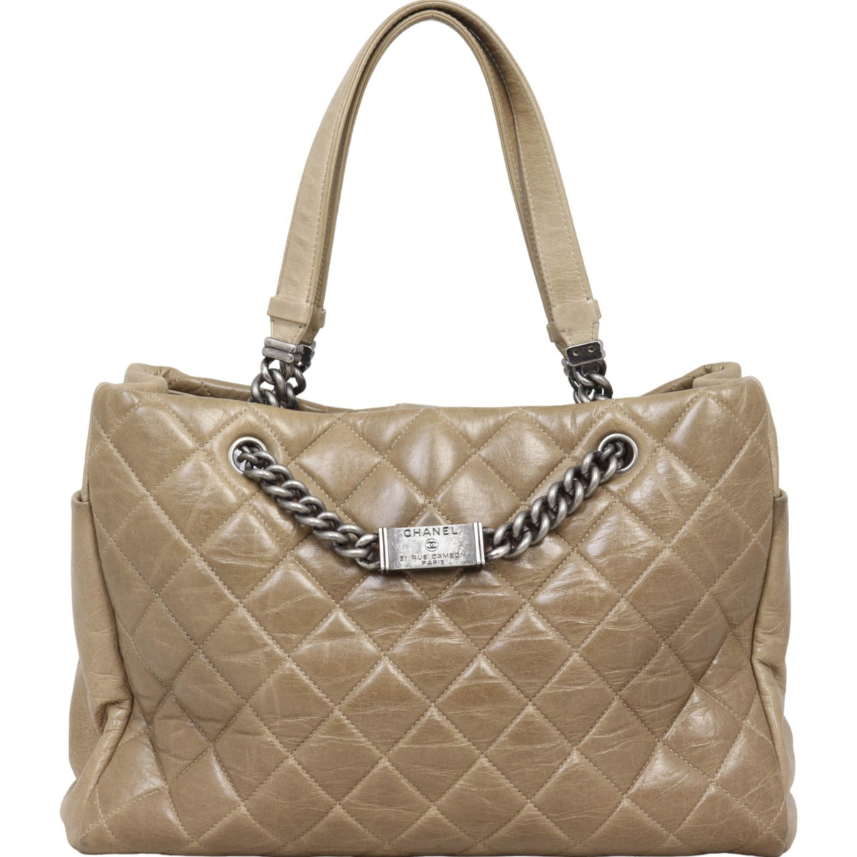 Chanel Shopping Tote Chain Tote Bag