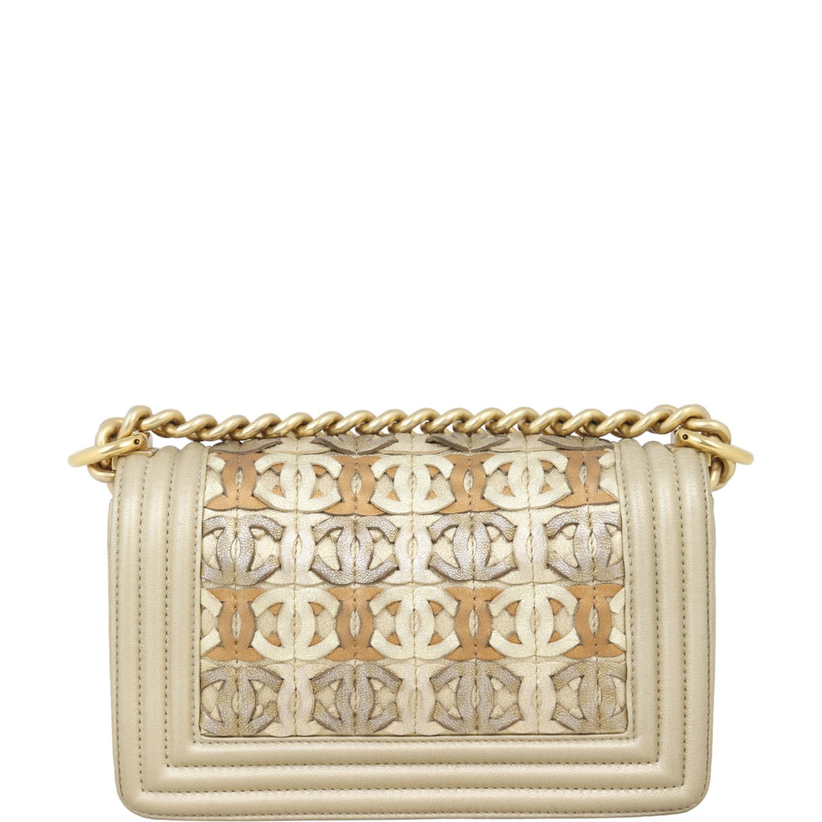 Chanel Boy CC Cutout Handbag Small