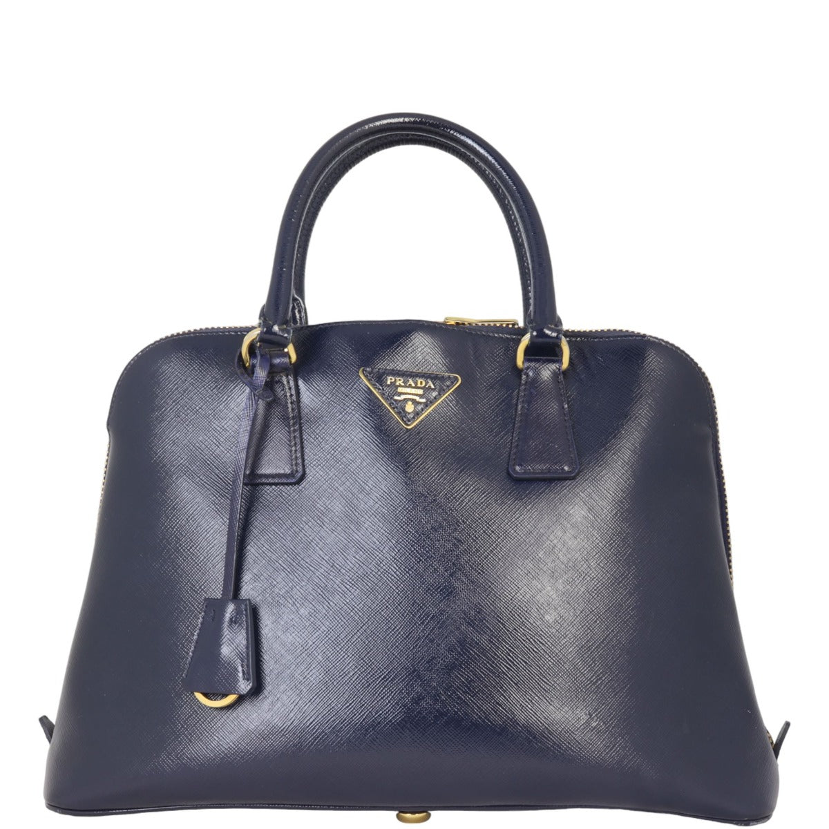 Prada Saffiano Vernice Promenade Handbag Travel Bag
