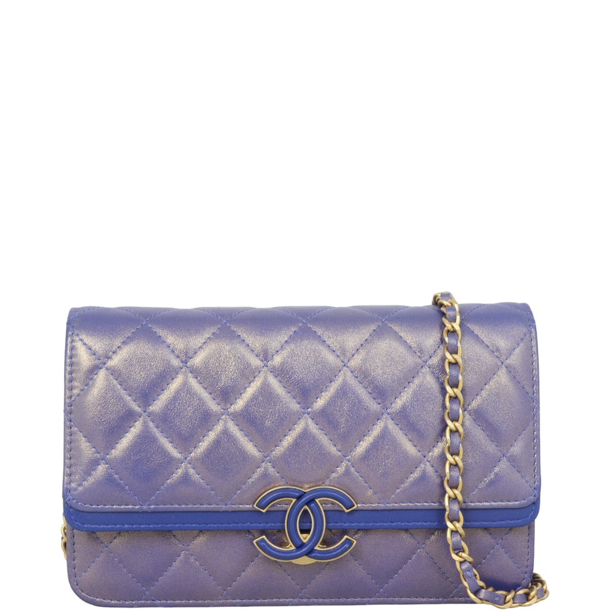Chanel Iridescent Wallet on Handbag Chain
