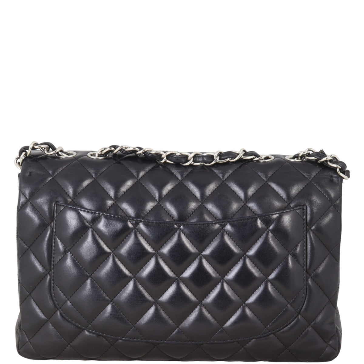 Chanel Classic Single Jumbo Handbag Quilted Flap Shoulder Bag