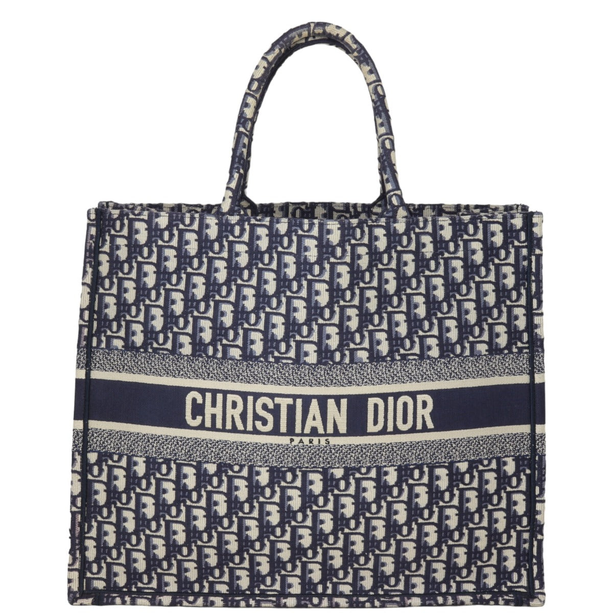 Dior Oblique Book Tote Handbag Large Tote Bag