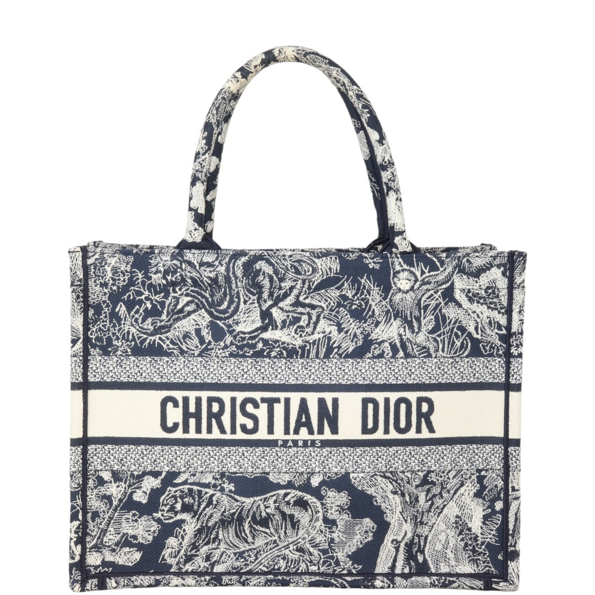 Dior Tote Bag Book Tote Toile de Jouy Reverse Canvas Medium Jouy Reverse 4