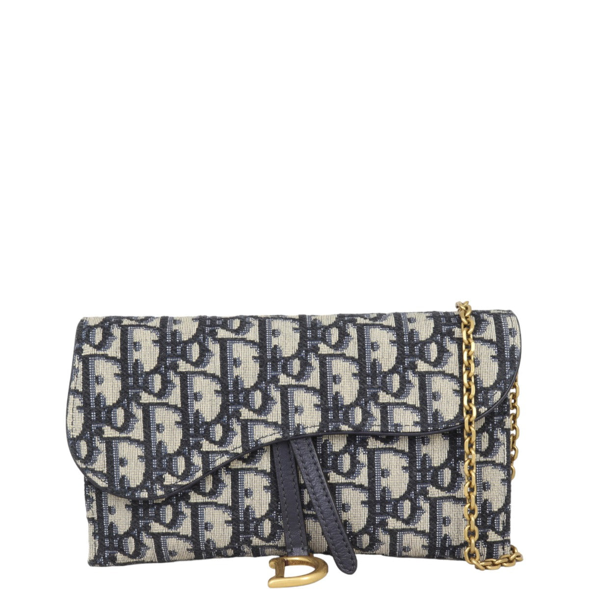 Dior Crossbody Bag Saddle Wallet on Oblique Chain Shoulder Bag
