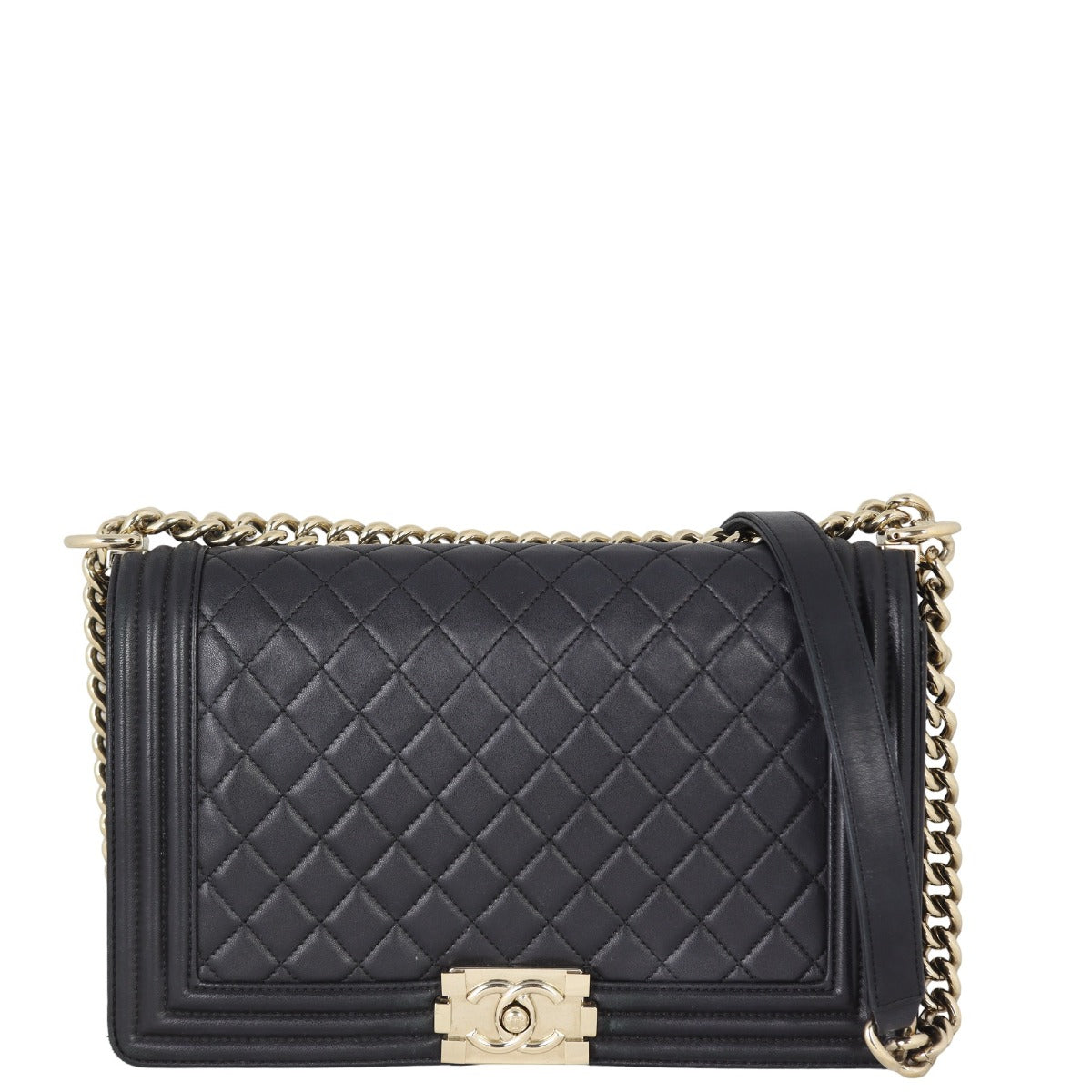 Chanel Boy New 22 Series Handbag Black Medium