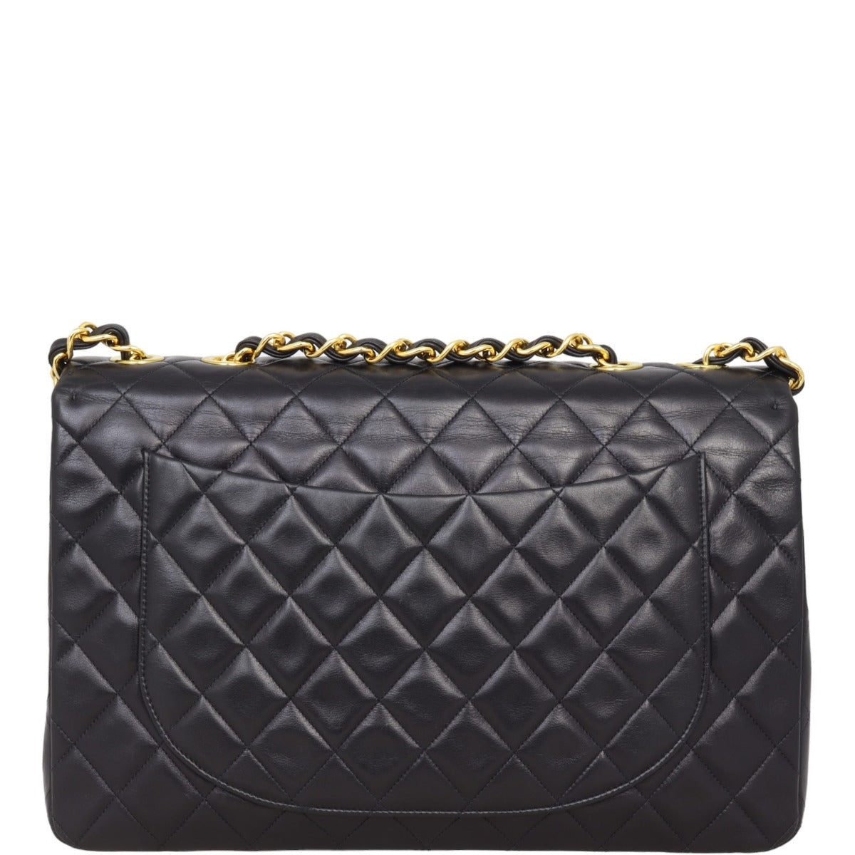 Chanel Maxi Jumbo XL Single Calfskin Handbag Flap