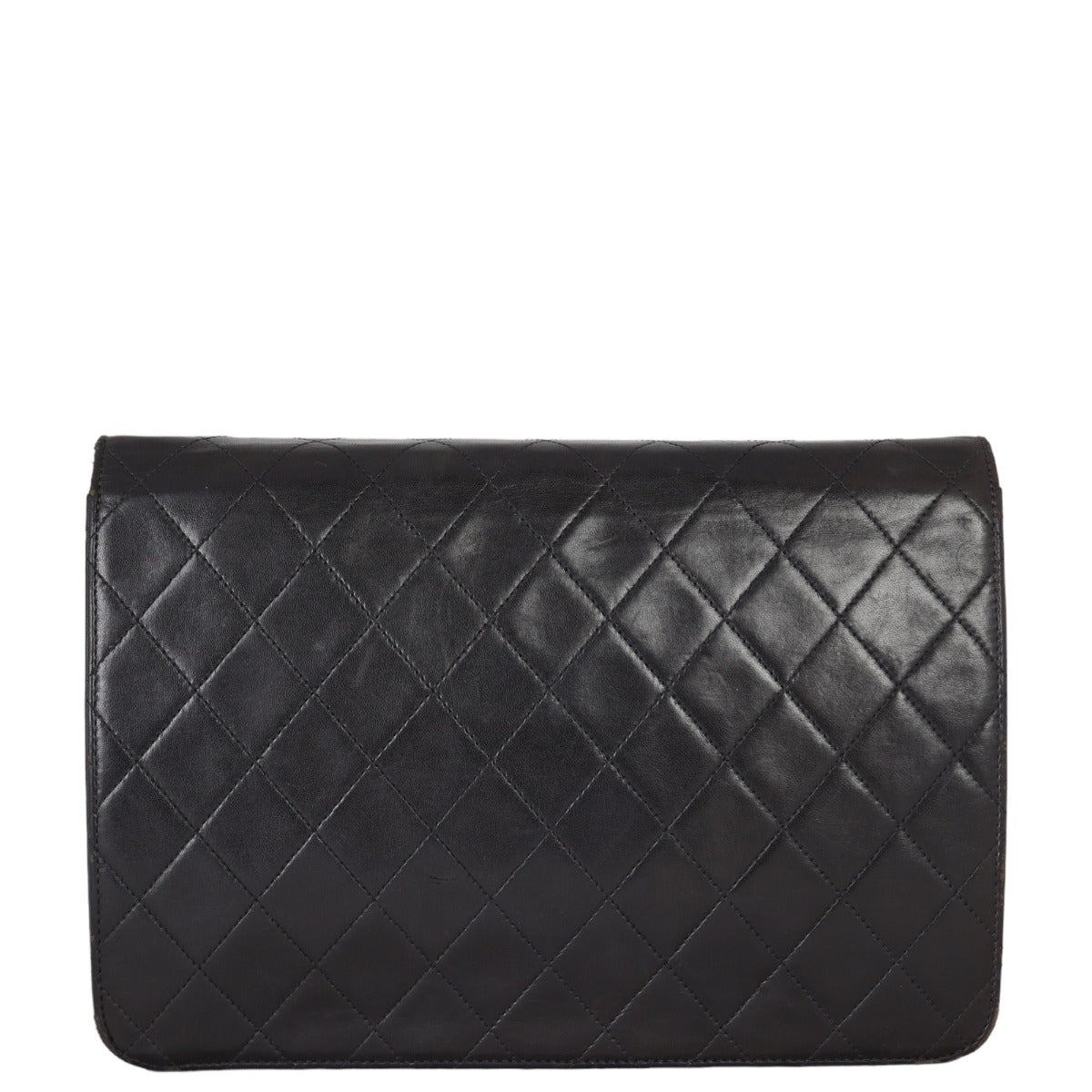 Chanel CC Bag Lambskin Black Flap Handbag