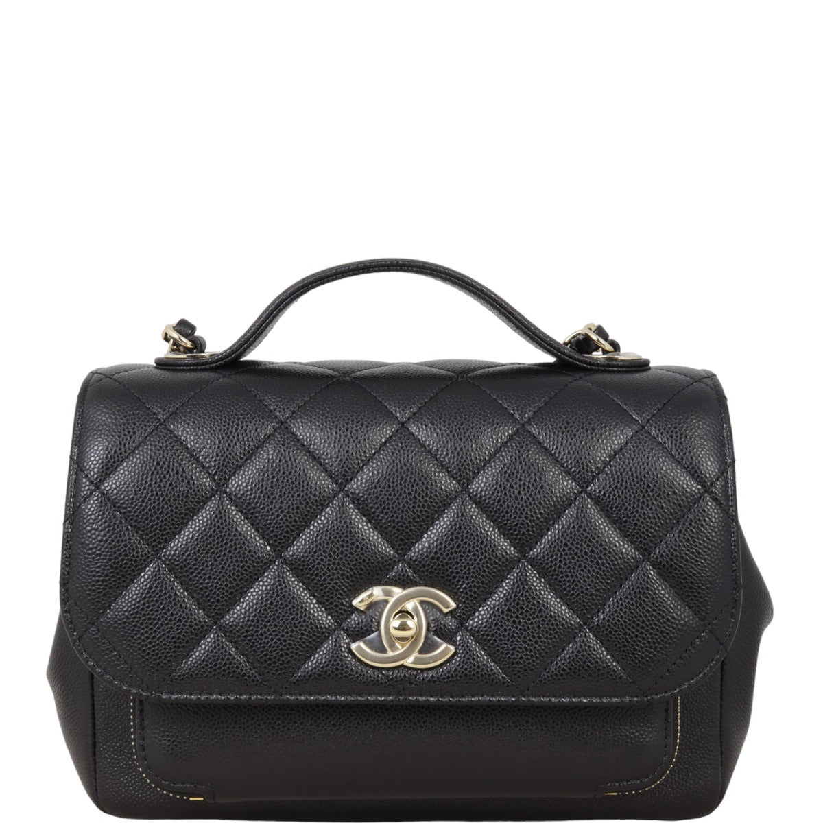 Chanel Business Affinity Bag Caviar Black Small Handbag