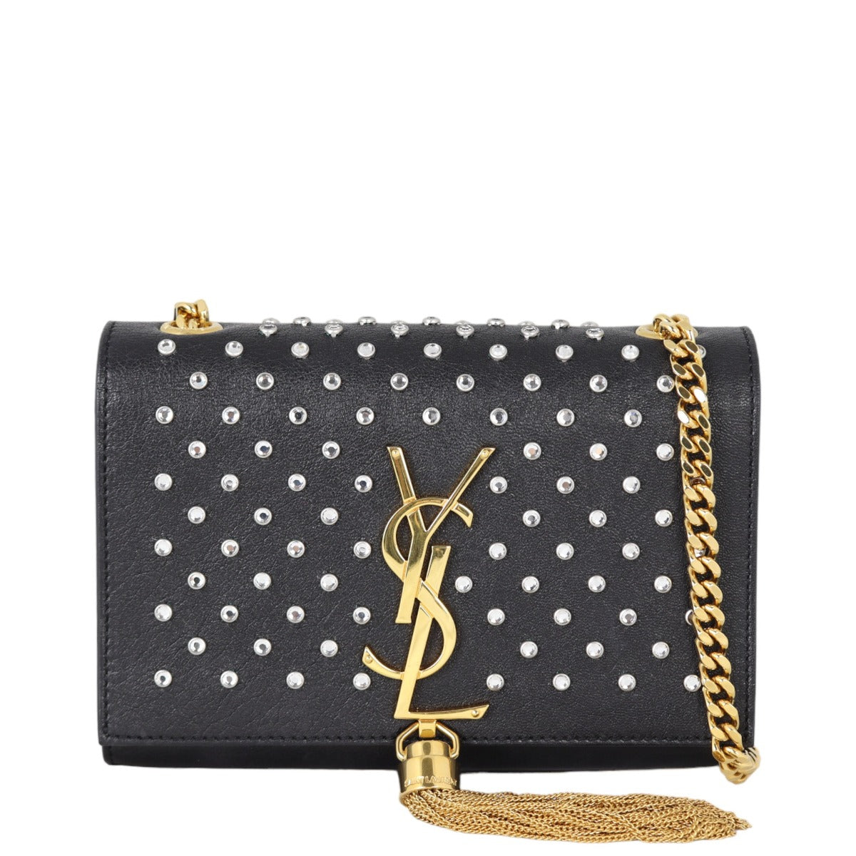 YSL Saint Laurent Kate Tassel Bag Studded Small Chain Crossbody Bag