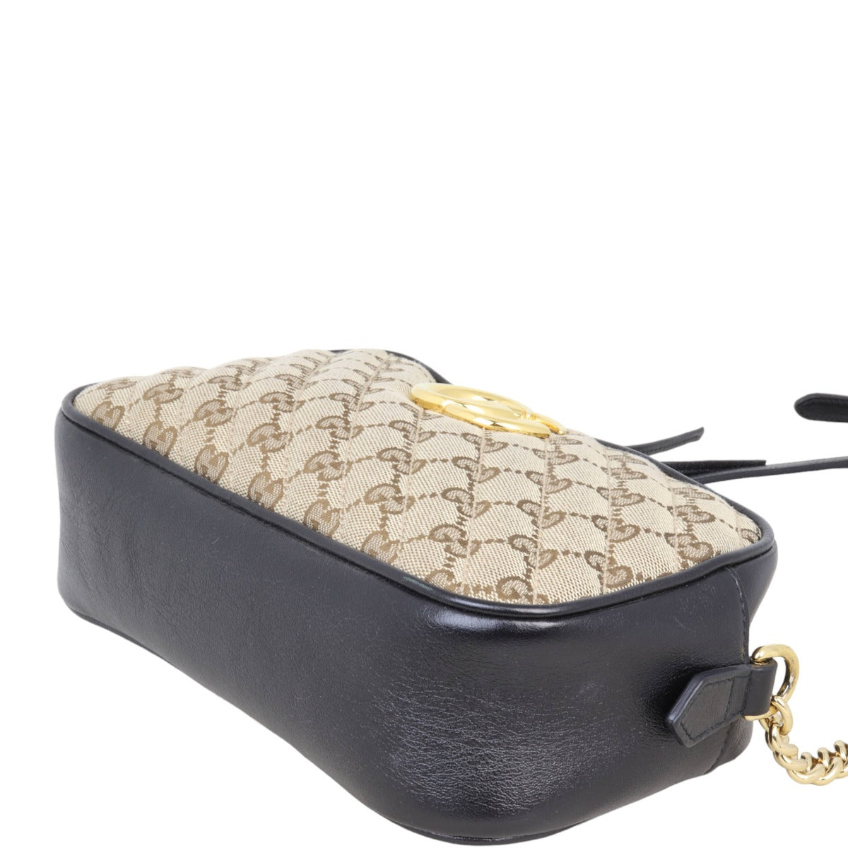 Gucci GG Canvas Marmont Diagonal Small Camera Bag