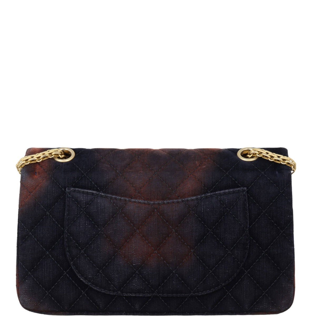 Chanel 2.55 Reissue 225 Double Bag Ombre Velvet Flap Handbag