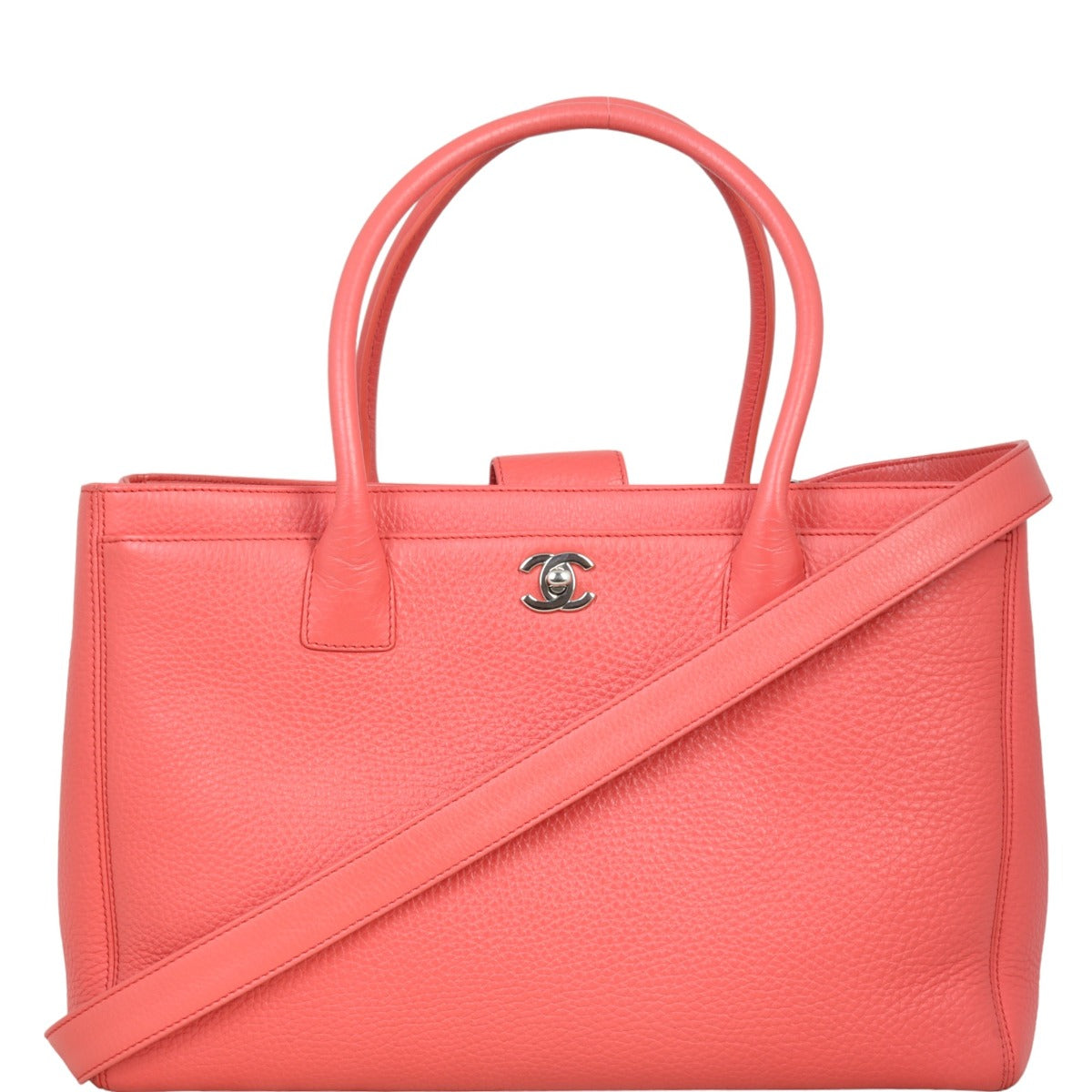 Chanel Executive Cerf Tote Pink Tote Bag