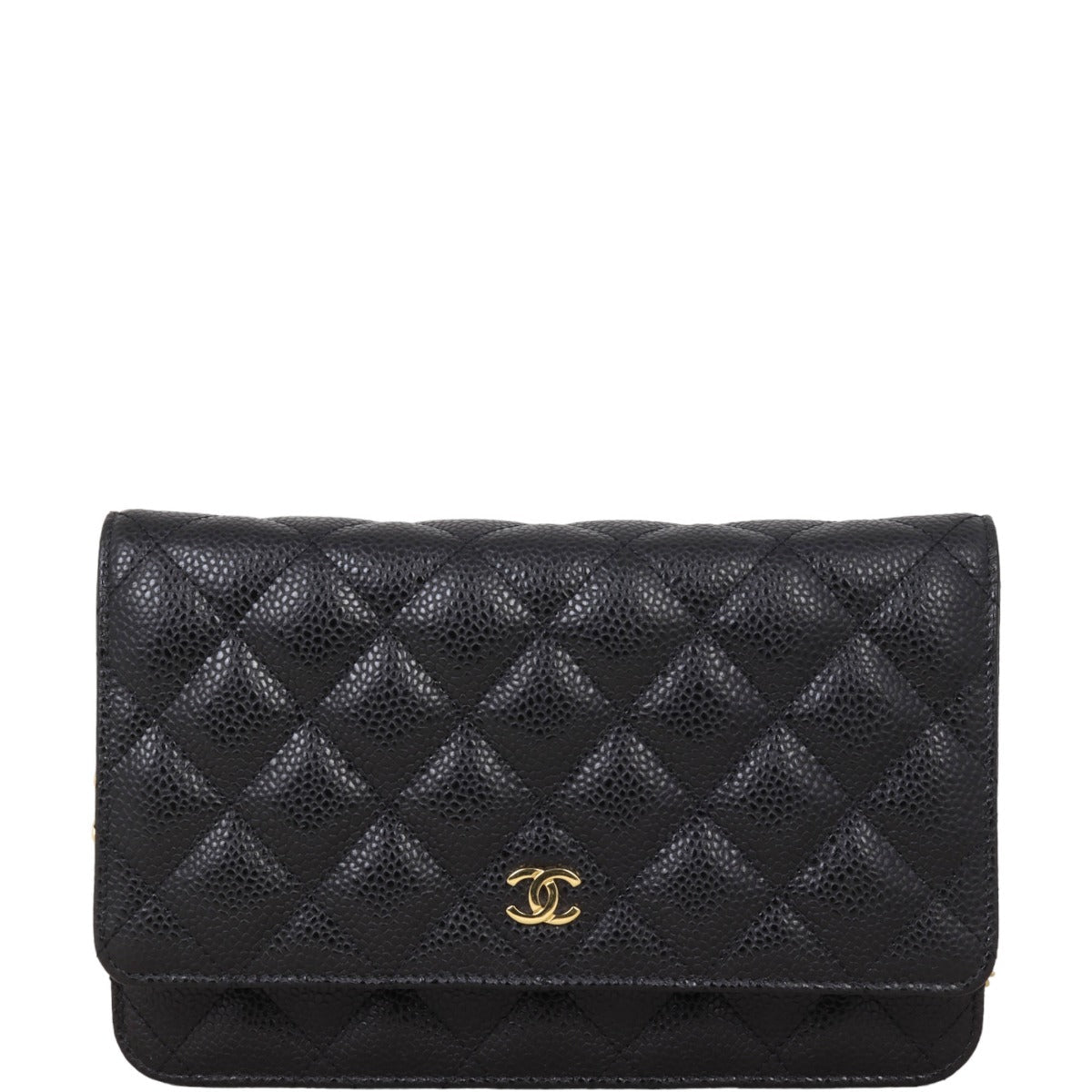 Chanel Classic Wallet on Hardware Handbag Gold Chain