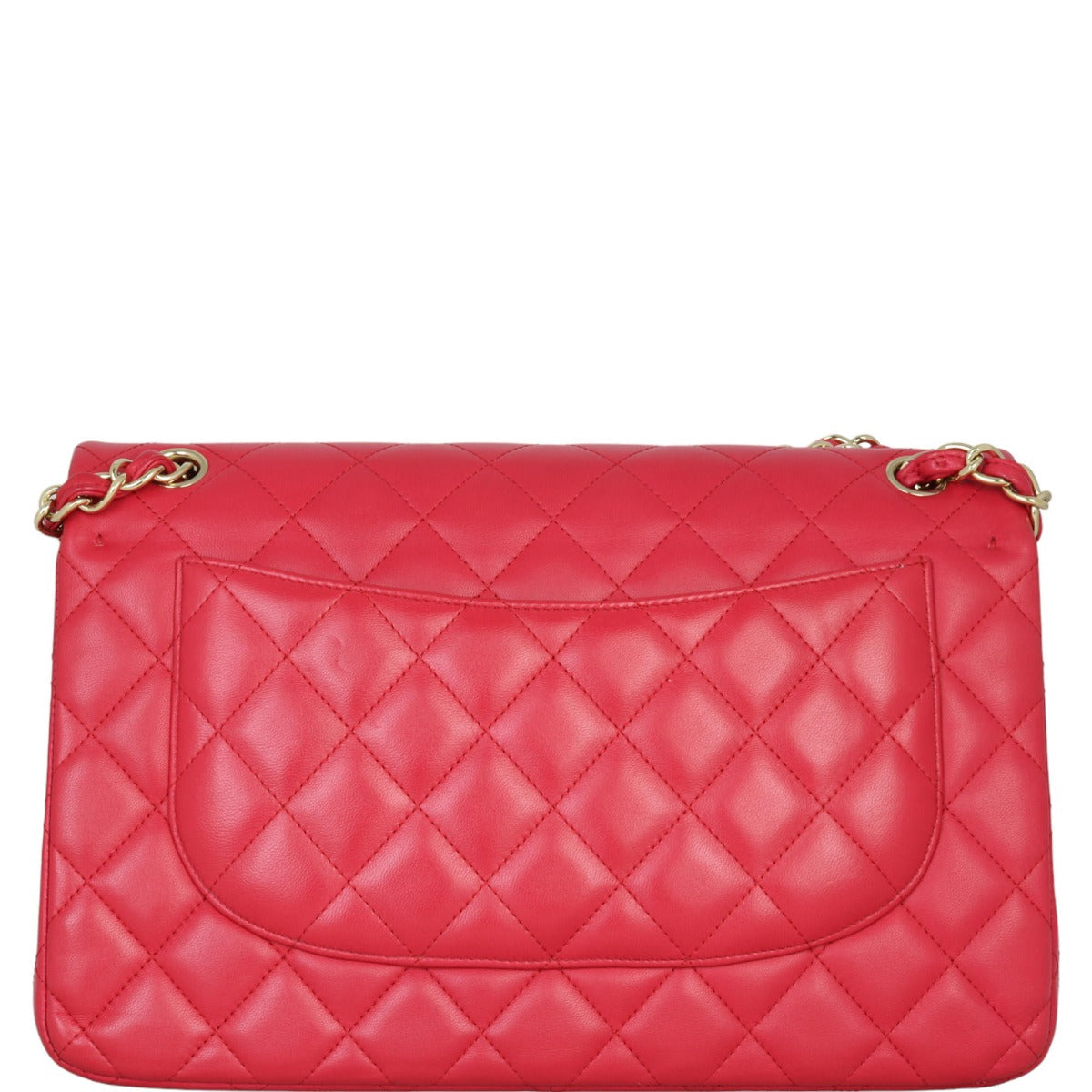Chanel Classic Double Jumbo Raspberry Handbag Red Flap